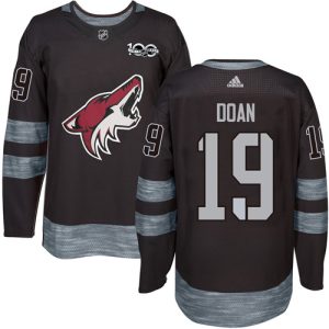 Herren Arizona Coyotes Eishockey Trikot Shane Doan #19 Authentic Schwarz 1917-2017 100th Anniversary